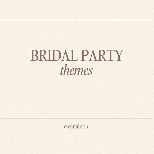 Bridal Shower Party Themes